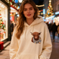 🎄HOT SALE 50% OFF!!🎁Cute Highland Cow Cozy Fleece-Lined Hooded Sweatshirt🦬