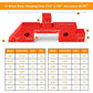 🔧GJANSH Table Setup Blocks for Woodworking, Aluminum Alloy Precision Set up Bars, Precision Height, Depth, Angle & Fence Alignment Gauge Set - Router and Saw Accessories with Storage Case toolupgrade