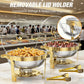 📢📢51% OFF !!!⏰ Stainless Steel Chafing Dish Buffet Set - Even Heat & Durable, Perfect for Holiday Gatherings and Parties ✨