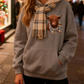 🎄HOT SALE 50% OFF!!🎁Cute Highland Cow Cozy Fleece-Lined Hooded Sweatshirt🦬