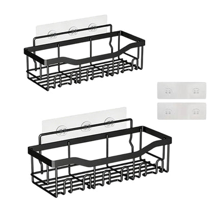 🎁🚿 50% OFF! No-Drill Wall Shelves – easy install, durable stainless steel, holds bottles & essentials – clutter-free space. 🛡️✅