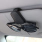 🕶️✨ Magnetic Leather Sunglasses Holder – 50% OFF! Car sun visor clip, multi-function storage for glasses, pens & cards. 🚗