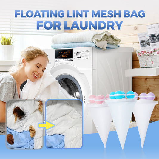 🎉Hot Sale 50% OFF🎉Floating Lint Mesh Bag For Laundry Floating Hair Filtering Mesh Removal
