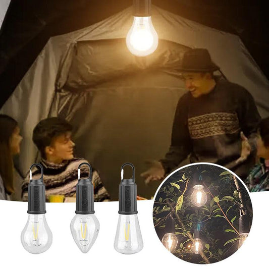 🥳2026 HOT SALE🥳💞50K+ SOLD!🌙✨ 50% OFF & Free Shipping! Hanging Camping Lantern – Vintage style, Type-C fast charge. 400mAh battery, soft glow. Use indoors or out. Great for DIY decor, fishing trips or patio ambiance. 🎣🏡