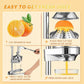 🍊🌀 Manual Citrus Juicer – 50% OFF! Stainless steel, durable aluminum press – perfect for orange, lemon & pomegranate. 🥤