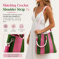 🏆👜 Limited-Time Sale: 60% OFF 🌴 Boho Striped Knit Bucket Handbag for Women – Handmade Summer Beach Shoulder Bag