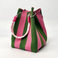 🏆👜 Limited-Time Sale: 60% OFF 🌴 Boho Striped Knit Bucket Handbag for Women – Handmade Summer Beach Shoulder Bag