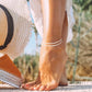 ⭐Dainty Layered Waterproof Anklet – 50% OFF! Delicate chains, waterproof design, perfect for beach, pool & everyday. 🔥💦