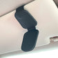 🕶️✨ Magnetic Leather Sunglasses Holder – 50% OFF! Car sun visor clip, multi-function storage for glasses, pens & cards. 🚗