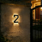 🔥Solar Lighted House Numbers LED Numbers, Waterproof for Outside