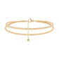 ⭐Dainty Layered Waterproof Anklet – 50% OFF! Delicate chains, waterproof design, perfect for beach, pool & everyday. 🔥💦