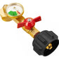 📢📢50% OFF !!!⏰ Top-Rated Propane Refill Elbow Adapter with Tank Gauge