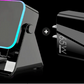 5-in-1 wireless Bluetooth speaker with induction function and adjustable cell phone holder