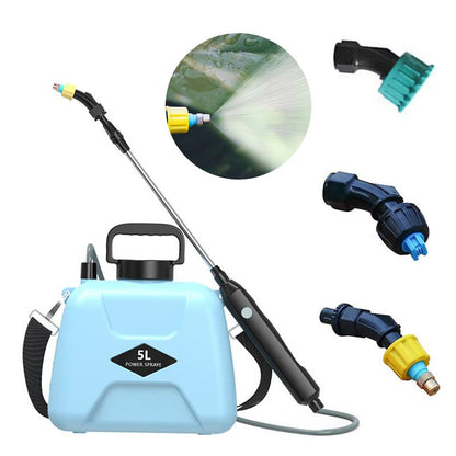 🌱🔋 Rechargeable Electric Garden Sprayer – 3h spray, telescopic wand. 50% OFF! 🔥