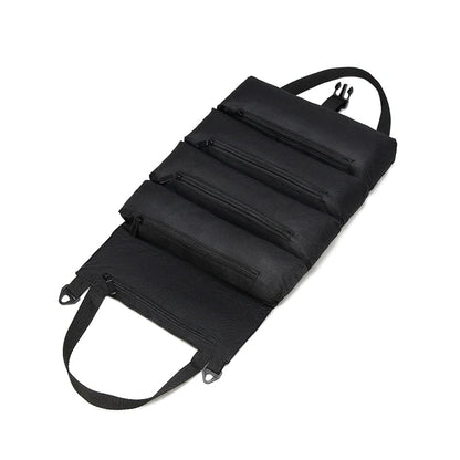 🧰✨ Roll-Up Tool Bag – 50% OFF! 5 zippered pockets, heavy-duty Oxford canvas, hangable design – perfect gift for mechanics & dads. 💪