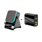 5-in-1 wireless Bluetooth speaker with induction function and adjustable cell phone holder