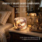 💎Real Marble Night Light – 50% OFF! Authentic stone veining, tap touch control, 3 colours & dimmable – modern luxury glow. 💡