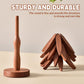 🎄✨ Tree-Shaped Wooden Trivet Set – 50% OFF! Gravity-activated folding, 4 trivets + stand, heat-resistant – festive table protection. 🍽️