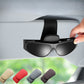 🕶️✨ Magnetic Leather Sunglasses Holder – 50% OFF! Car sun visor clip, multi-function storage for glasses, pens & cards. 🚗