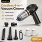 🚗 50% OFF NOW! 🛡️ Cordless Car Vacuum Cleaner – 12000Pa brushless motor & 4-in-1 – Type-C fast charging, perfect for car or home detailing 🧹✨
