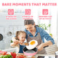 🍳50% OFF NOW! Kids Real Cooking Mini Kitchen Set, 22 PCS Functional Real Cookware Toy, Safe Mini Stove Cooking Playset for Little Chefs, Pink & Blue Available