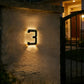 🔥Solar Lighted House Numbers LED Numbers, Waterproof for Outside
