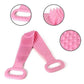 🧼Silicone Back Scrubber for Bath, Double-Sided Body Exfoliating Bath Brush with Soft Silicone Bristles
