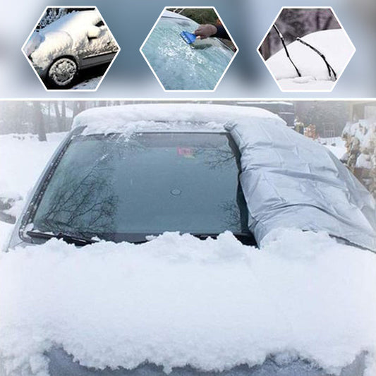 ❄️ LIMITED-TIME 50% OFF! 🚗 Windshield Anti-Snow Anti-Frost Cover – Multi-use, Magnetic, Universal Fit ☀️