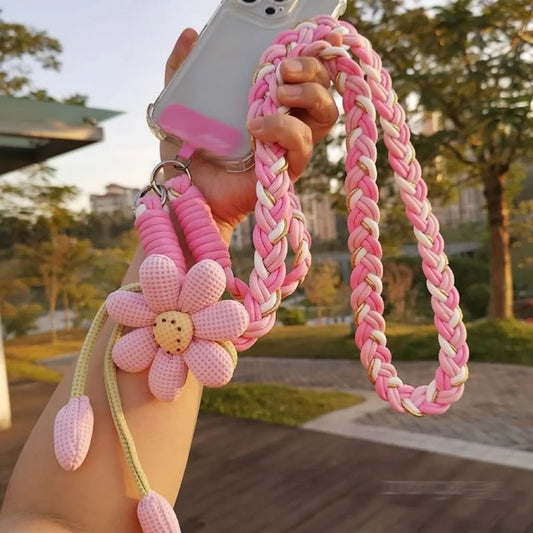 🔥Last Day Special Price:£10.99🌞Cute Floral Phone Crossbody Lanyard – Hands-Free & Stylish!