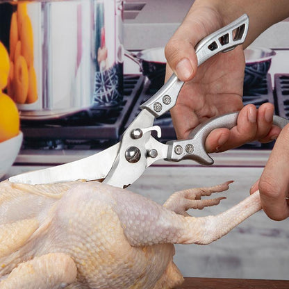 ✂🥩 HOT SALE NOW - 50% OFF! Heavy Duty Stainless Steel Bone-Cut Scissors – Effortless Poultry, Meat & Joint Cutting 🔪