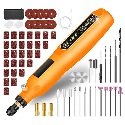 🔧✨ Cordless Rotary Tool Kit – 50% OFF! 61 accessories, 5 speeds, LED work light – precision like holding a pen. 🛠️