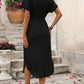 👗🔥 Women's Collared Midi Dress with Drawstring Waist – 50% OFF! Classic collar, adjustable waist, streetwear vibe – effortless style for every day. ✨🌸