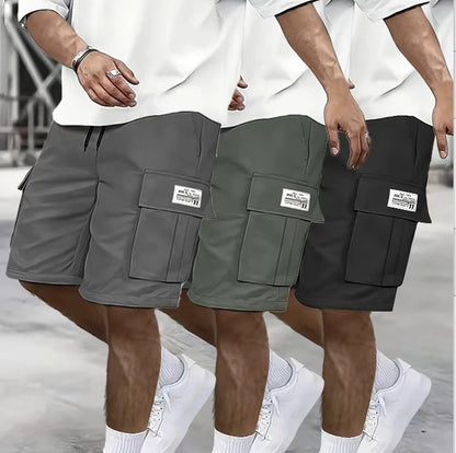 Men's Breathable Cargo Shorts | Lightweight Moisture-Wicking Multi-Pocket Trousers for Smart Casual & Summer Holidays