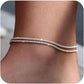 ⭐Dainty Layered Waterproof Anklet – 50% OFF! Delicate chains, waterproof design, perfect for beach, pool & everyday. 🔥💦