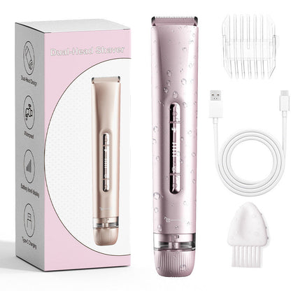 ✨🌸 Electric bikini trimmer – 50% OFF! Rechargeable, IPX7 waterproof, pain-free – perfect for the face, underarms and legs. 🎁💖