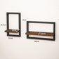 🎯🏠 Modern Geometric Floating Frames – 50% OFF! Premium solid wood, carbonized black or walnut brown, quick setup – stylish storage in every room. 🌟
