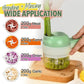 Wireless Food Processor – Cordless, one-touch chop. Perfect for arthritic hands. Kitchen prep made easy⚡🥗