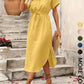 👗🔥 Women's Collared Midi Dress with Drawstring Waist – 50% OFF! Classic collar, adjustable waist, streetwear vibe – effortless style for every day. ✨🌸