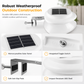 🏡✨ Solar Fence Lights with Clamp – 50% OFF! Monocrystalline panel, weatherproof shell, damage-free mounting – garden ambiance.