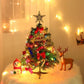🎄✨ Mini Christmas Tree Set – 50% OFF! LED lights, ornaments, bows & gift boxes, DIY decorations – festive tabletop centrepiece. 🎁
