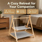 🐱✨ Wooden Double-Layer Cat Hammock – 50% OFF! Washable 2-tier bed, scratching cover, sturdy frame – perfect for multi-cat homes. 🏠