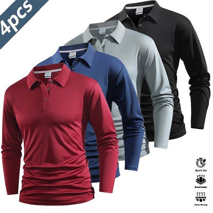 👔 LIMITED-TIME 50% OFF! ✨ Men's Business-Casual Long Sleeve Shirt – Classic Collar, Breathable, Solid Color Versatility 💼