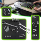 【BackToSchool】3PC Flexible Magnetic Tool Mat & Tray Holder Set - Flexible Set for Garage Users, PVC Non-Slip Tool Storage for Auto Repair, Father's Day Gift Idea
