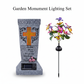 🔥50% OFF!!📢🕊️ Halloween Pet Memorial Cross Tombstone Ornament – A Gentle Garden Tribute for Remembering a Beloved Pet, Suitable for Yard & Flower Pot Decoration ✨