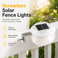 🏡✨ Solar Fence Lights with Clamp – 50% OFF! Monocrystalline panel, weatherproof shell, damage-free mounting – garden ambiance.