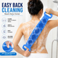 🧼Silicone Back Scrubber for Bath, Double-Sided Body Exfoliating Bath Brush with Soft Silicone Bristles