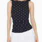 👗🎀 Sleeveless Ruffle Tank Top with Tie Belt & Polka Dots – 50% OFF! Y2K-Inspired, Perfect for Warm Days. 🔥✨