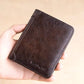 💼 FLASH 50% OFF SALE! Minimalist RFID Blocking Leather Wallet for Men – Slim Genuine Cowhide Wallet for Everyday Carry