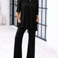 🔥Casual 2-Piece Loose-Fit Short Sleeve Top & Wide-Leg Pants Set with Pockets