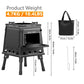 🔥Portable Wood Burning Rocket Stove | 16 Vent Holes Efficient Burn | Outdoor Wood Stove | Foldable Camping Cooker